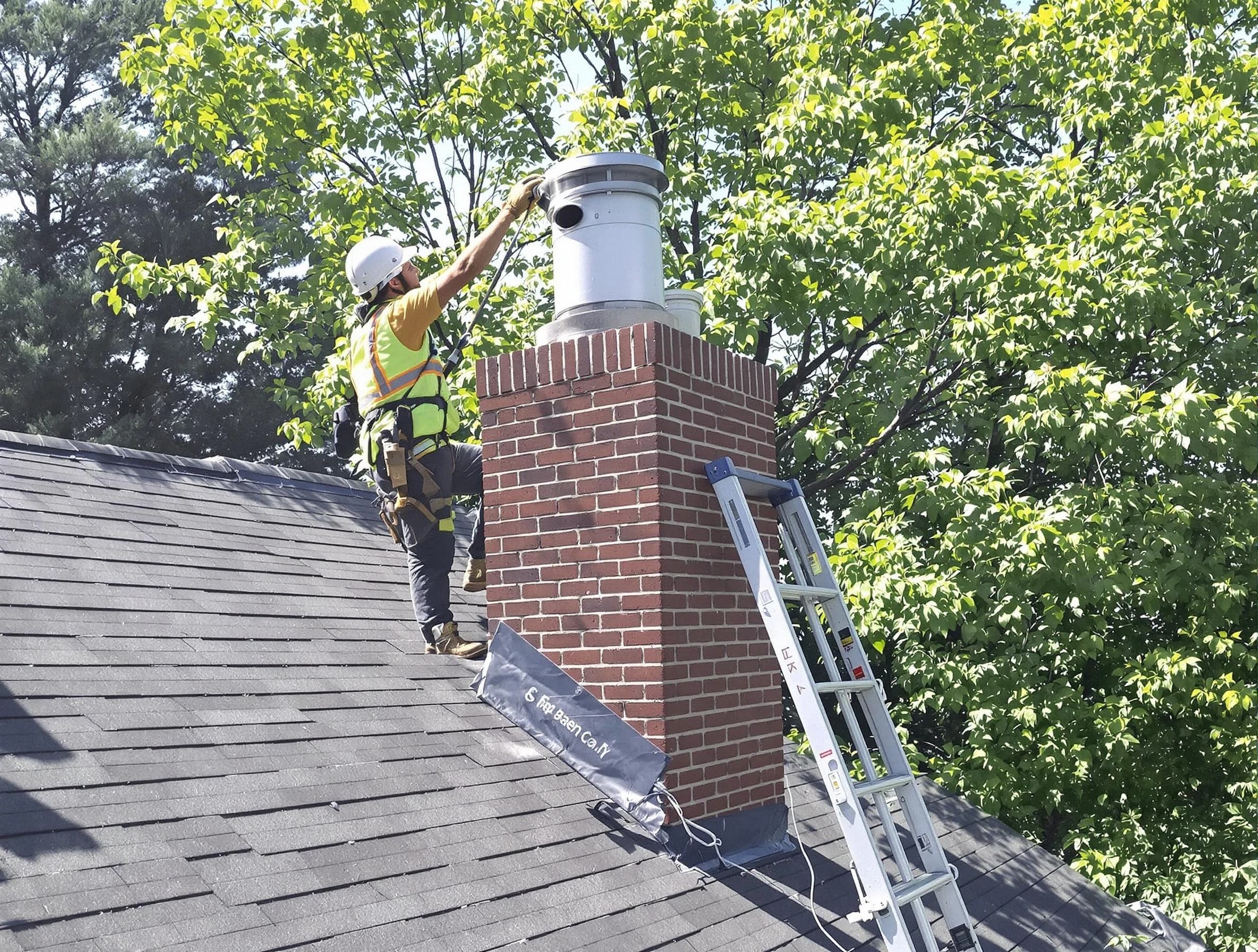 Chimney liner inspection by Hackensack Chimney Sweep in Hackensack, NJ