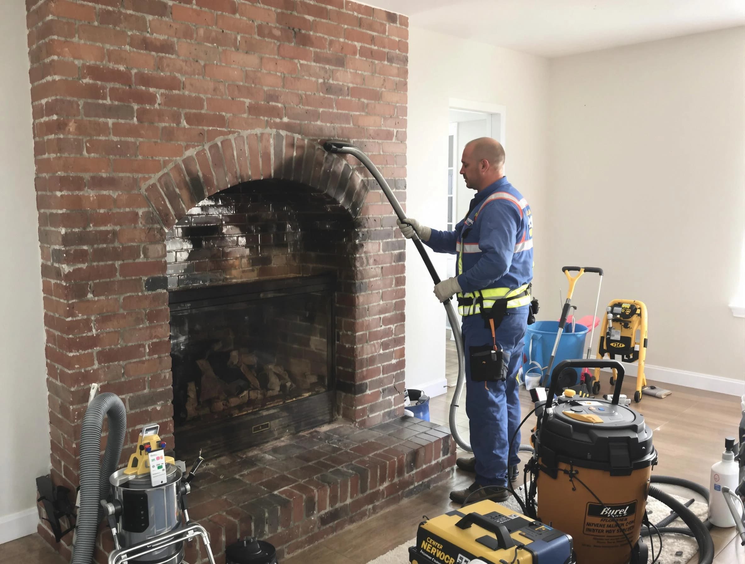 Hackensack Chimney Sweep expert performing detailed chimney sweep in Hackensack, NJ