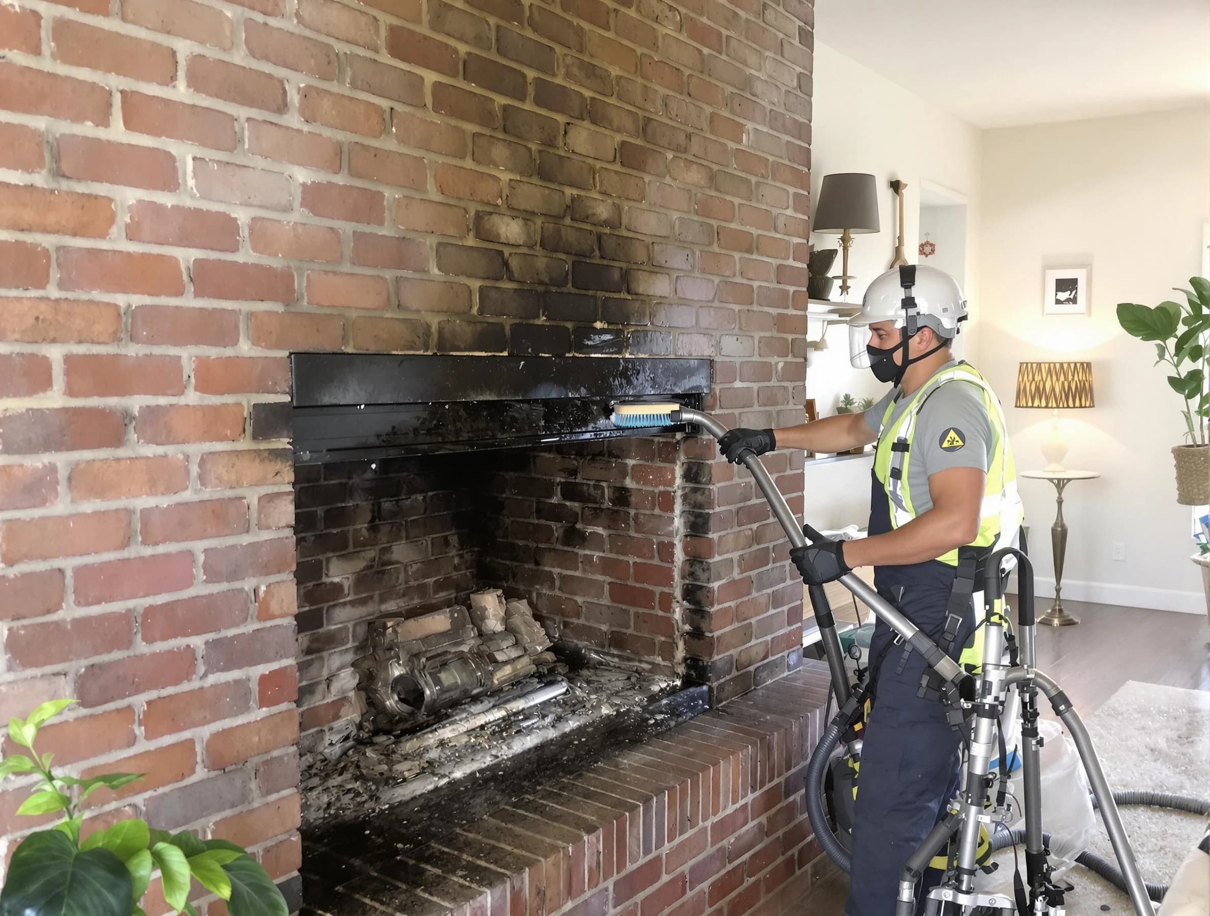 Hackensack Chimney Sweep providing fireplace cleaning services in Hackensack, NJ