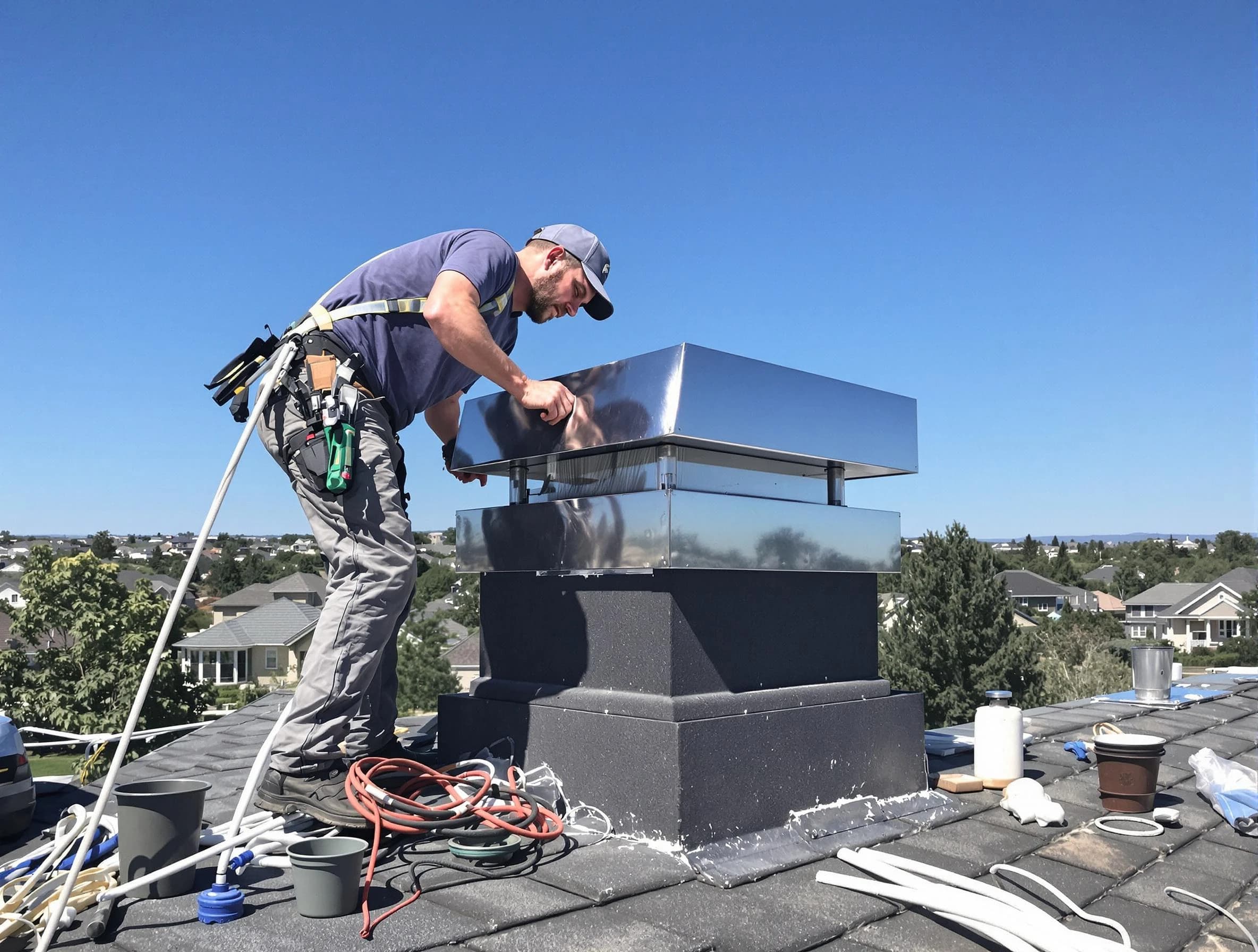 Chimney Cap Services service in Hackensack, NJ