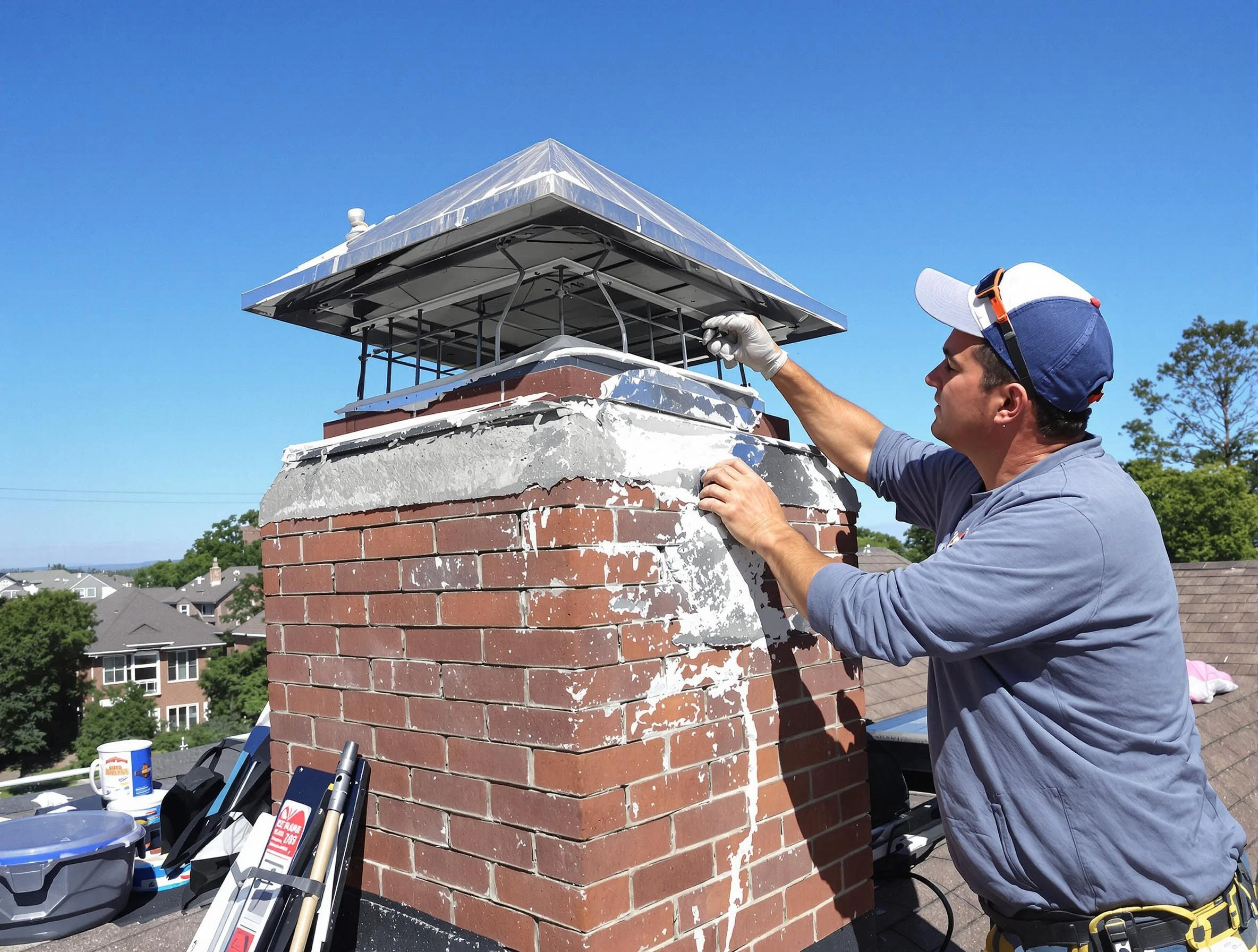 Chimney Crown Services in Hackensack