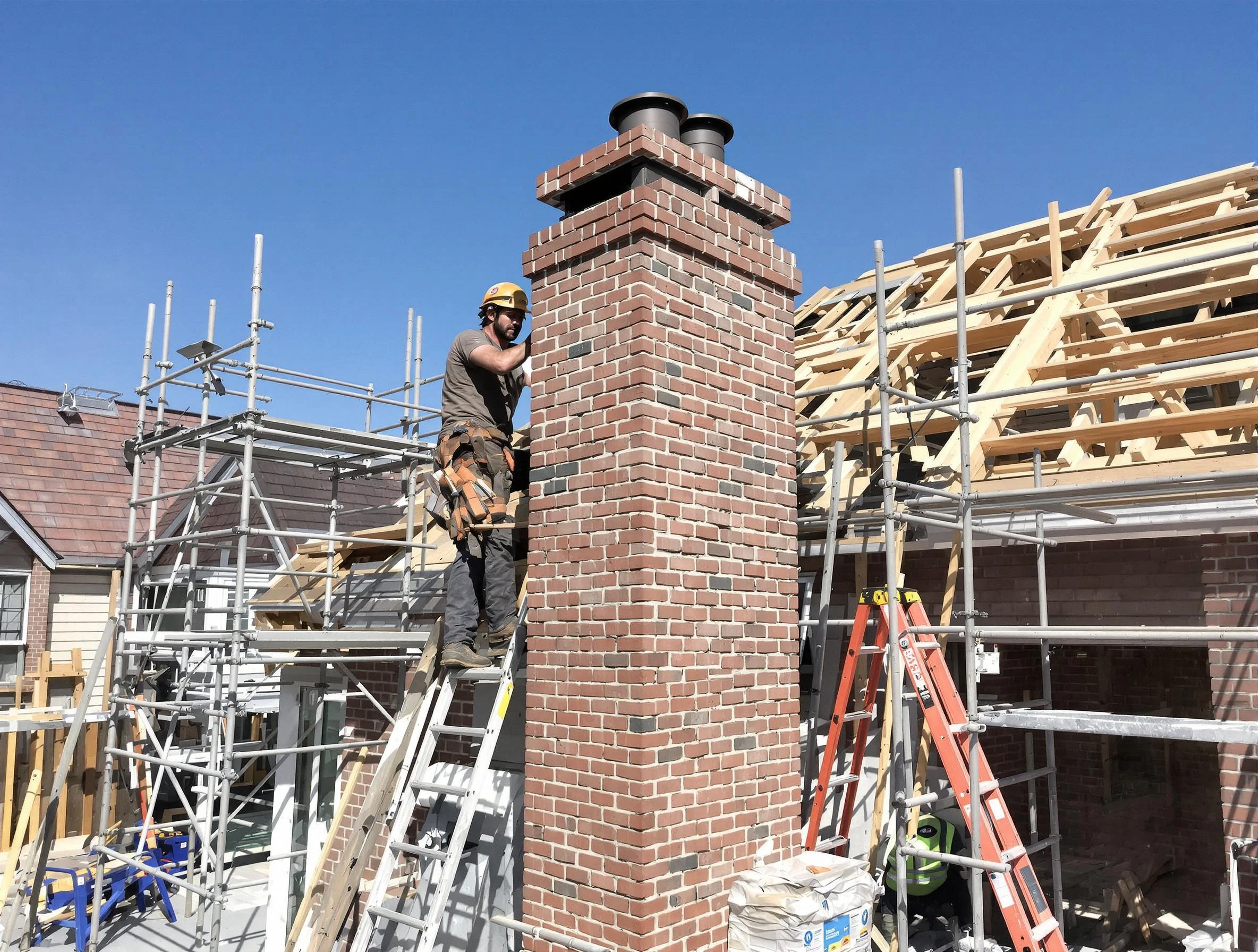 New chimney installation completed by Hackensack Chimney Sweep in Hackensack, NJ